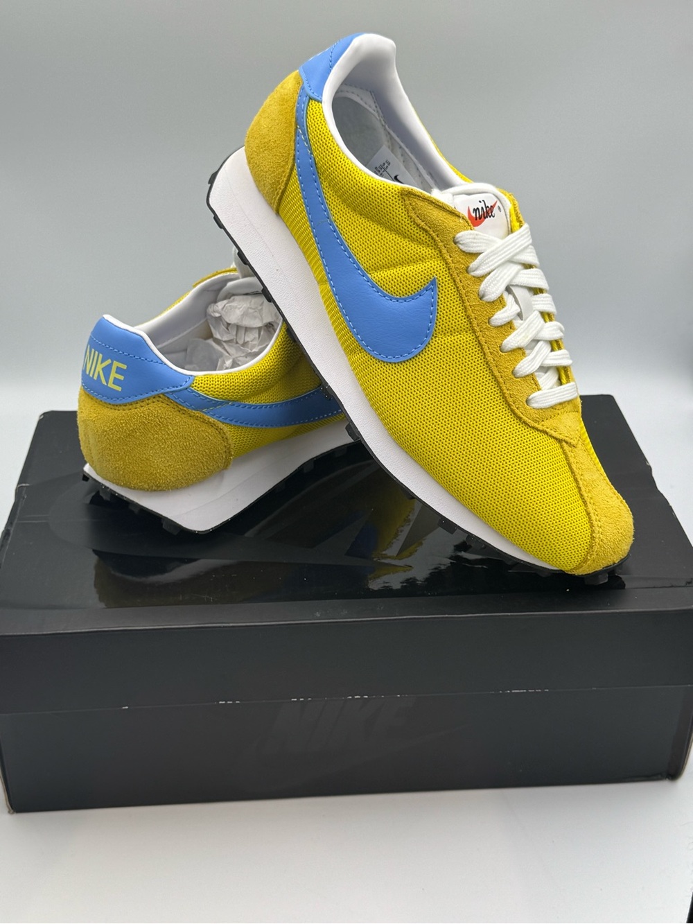Nike LD-1000 Women’s 9.5 Lightning Yellow University Blue HF3227-700 NIB - Picture 12 of 13
